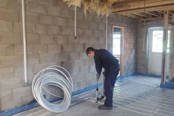 ufh pipe laying